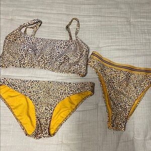 Seafolly Leopard Print Bikini Set